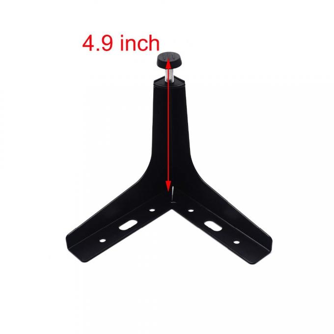 Siyah Yedek Mobilya Parçaları 4.5 İnç Ayarlanabilir Metal Masa Ayakları