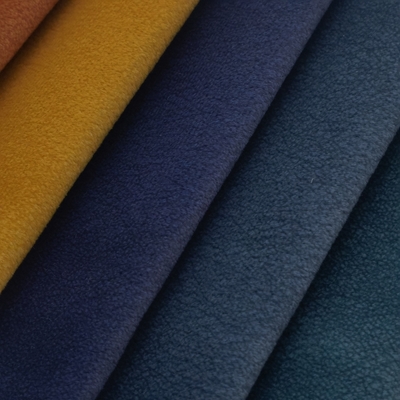 Perde 100% Polyester için Döşeme Bronz Desen Örme Süet Koltuk Kumaş