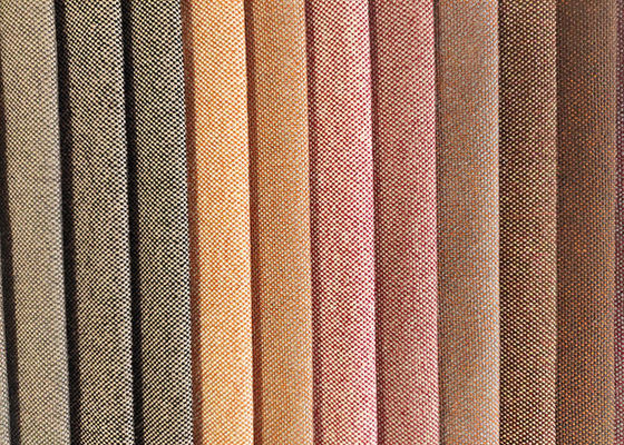 % 100 Polyester otomobil klozet kapağı kanepe çok renkli keten kumaş ipliği boyalı kumaş