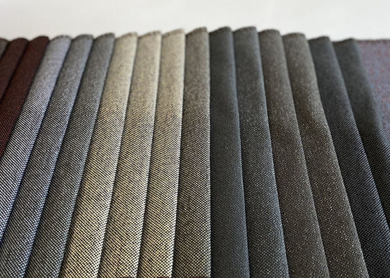 Düz boyalı kumaş gibi %100 polyester keten koltuk örtüsü kumaşı İPLİK BOYALI kumaş