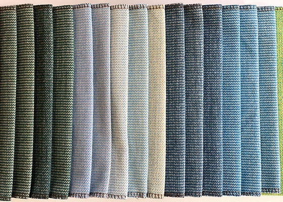 250gsm Dokulu Şönil Döşemelik Kumaş İplik Boyalı Koltuk Tekstili