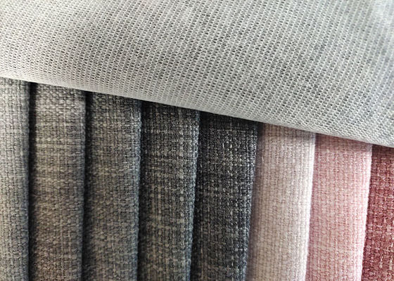 Mobilya kanepe için birçok renkte % 100% polyester kumaş keten pamuklu kumaş