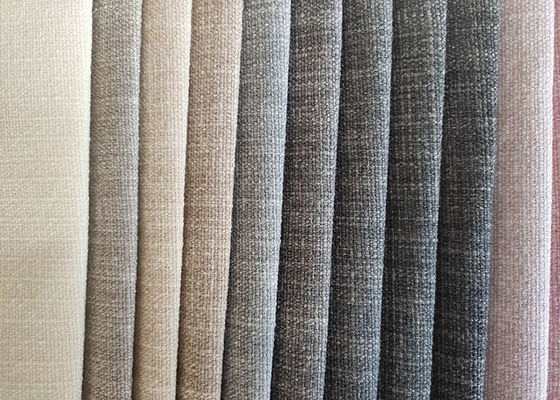 Mobilya kanepe için birçok renkte % 100% polyester kumaş keten pamuklu kumaş