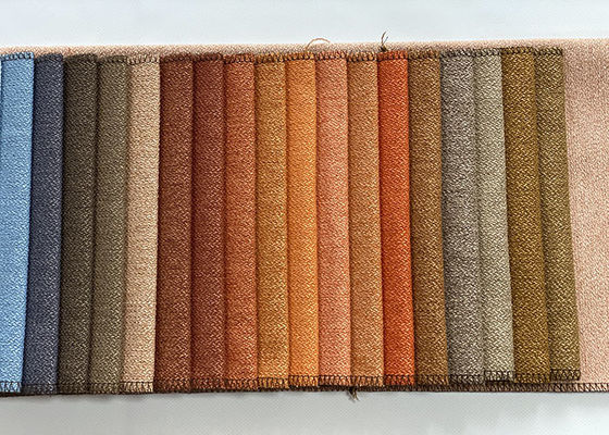 Modern Düz Keten Kanepe Kumaşı 100 Polyester Keten Kumaş Yırtılmaya Dayanıklı