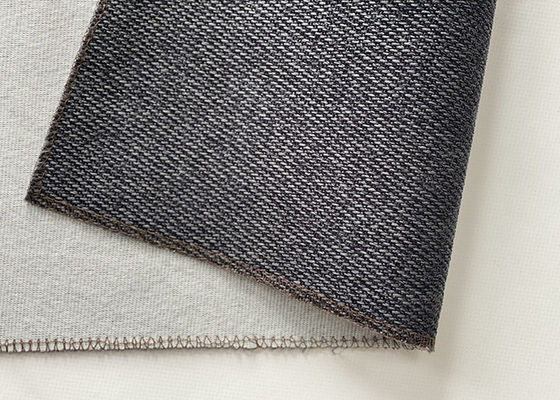 Modern tarz örme fırçalanmış döşemelik keten baskılı kanepe kumaşı %100 polyester