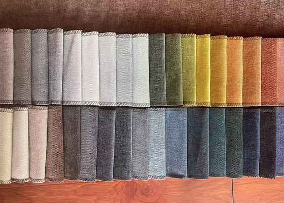 100 Polyester Mikrofiber Şönil Koltuk Kumaş Jakarlı Stil