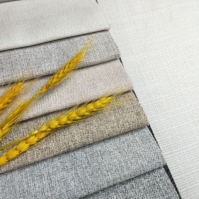 Düz Boyalı Ev Tekstili Keten Koltuk Kumaşı %100 Polyester