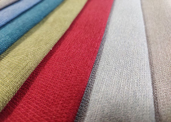 Boyalı 100 Polyester Dokuma Kumaş Düz Renk Kaba Keten Şantuk Kumaş